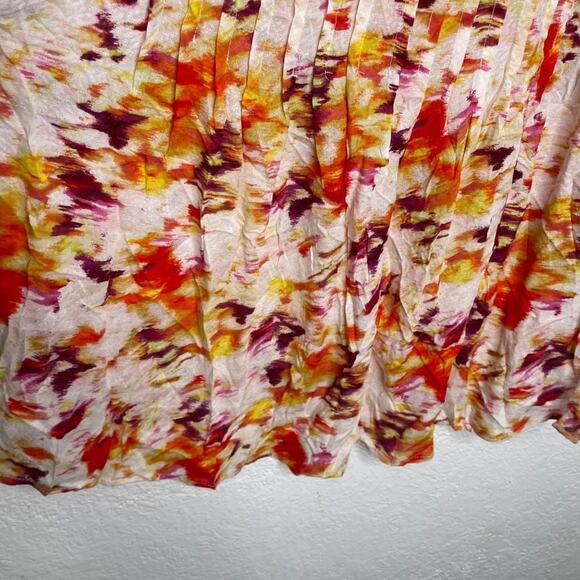 Terra & Sky Womens Top Size 0X 3/4 Sleeve Lightweight Multicolored V-Neck Blouse - Picture 11 of 16